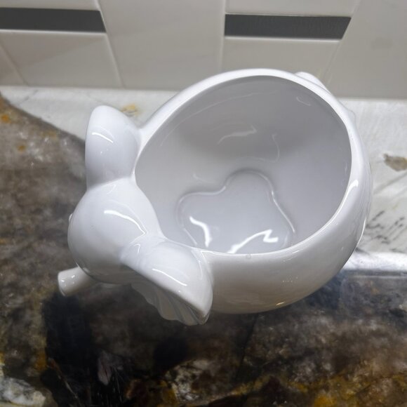 NWT Vintage Elephant Flower Succulent Cactus Planter Tea Napkin Matches Holder - Picture 8 of 9